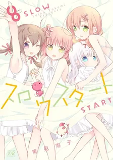 スロウスタート、8巻表紙