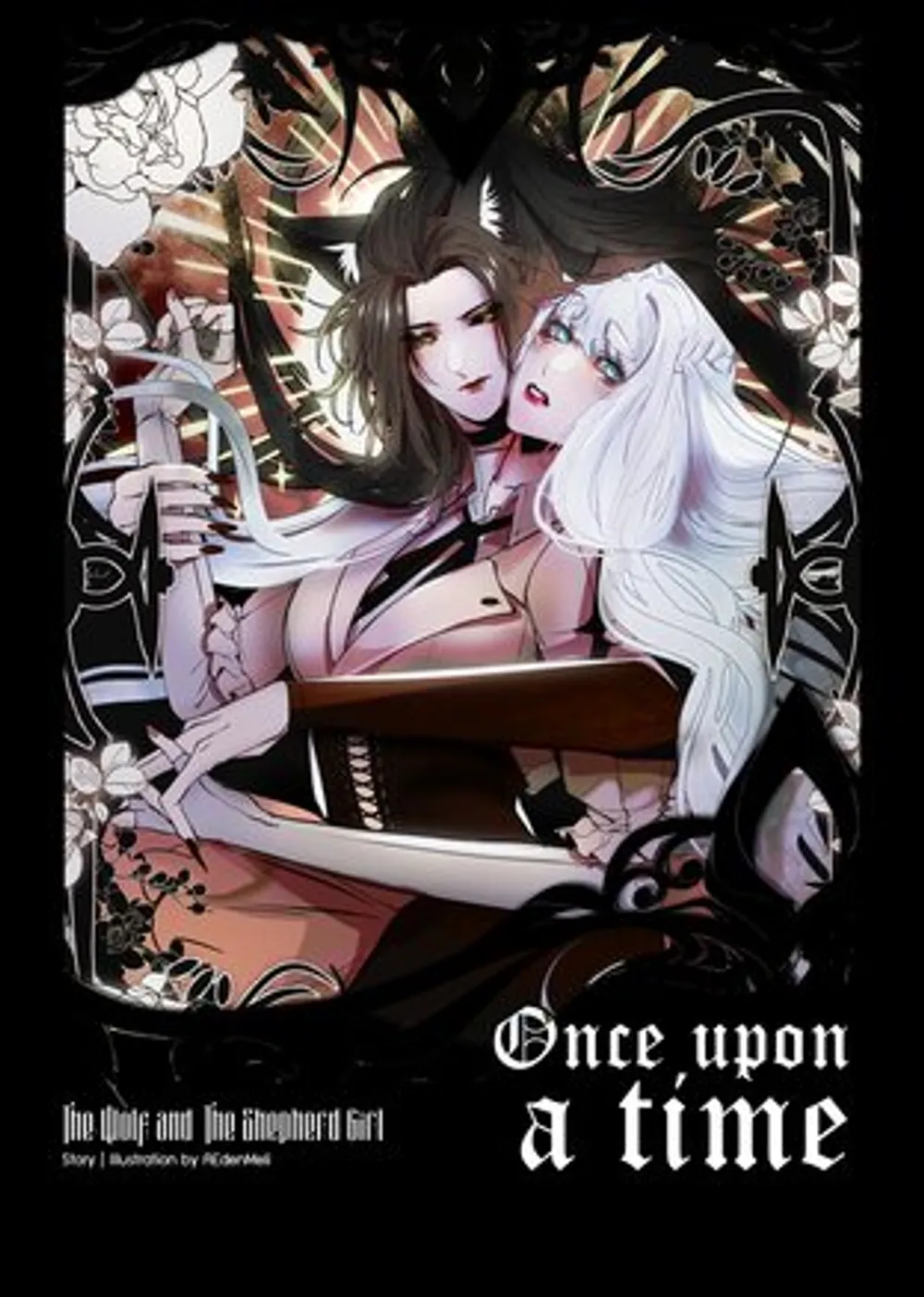 「Once upon a time : The Wolf and The Shepherd Girl」表紙