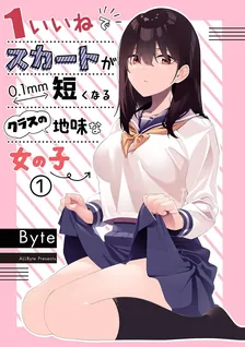 1いいねでスカートが0.1mm短くなるクラスの地味な女の子、1巻表紙