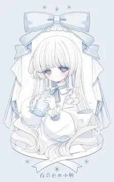 百合色の小瓶