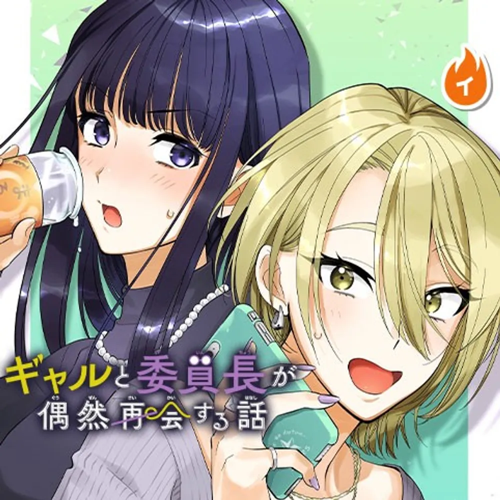 「ギャルと委員長が偶然再会する話」表紙
